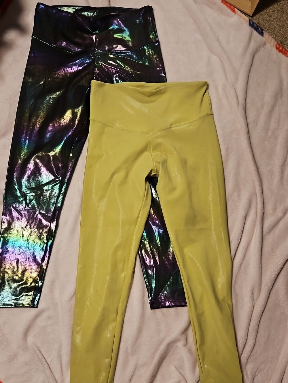High-Waist Lime Yellow Leggings for Women - Smooth Stretch